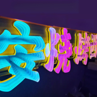 Letras de Canal LED RGB Personalizadas, Señalización 3D para Negocios, Centros Comerciales, Hospitales, Empresas - IPx6 Impermeable, Control Remoto, Transformador de Potencia