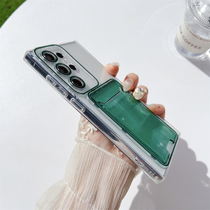 2 in1 custodia per telefono con slot per schede a portafoglio <span class=keywords><strong>trasparente</strong></span> di lusso per <span class=keywords><strong>Samsung</strong></span> Galaxy S24 S23 <span class=keywords><strong>S22</strong></span> <span class=keywords><strong>Ultra</strong></span> cristallo custodia posteriore per telefono - Product Image 5