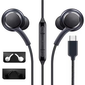 <span class=keywords><strong>Casque</strong></span> <span class=keywords><strong>filaire</strong></span> intra-auriculaire de haute qualité avec micro et contrôle du volume USB-C, écouteurs <span class=keywords><strong>AKG</strong></span> compatibles - Product Image 1
