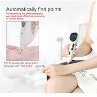 Stylo d'acupuncture portable en plastique, détecteur automatique de points d'acupuncture, masseur de points d'acupuncture pour la santé corporelle à domicile