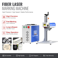 Máquina de Marcado Láser de Fibra Portátil de 20W 30W 50W, Tipo Split de Sobremesa, para Logotipos Personalizados, Regalos, Herramientas y Placas de Identificación