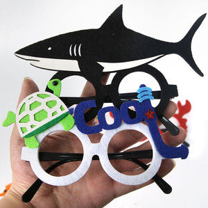 Gafas Resistentes con Temática Oceánica, Mundo Submarino, Accesorios <span class=keywords><strong>para</strong></span> Fotos <span class=keywords><strong>Infantiles</strong></span>, Tiburón, Tortuga, Gafas <span class=keywords><strong>para</strong></span> Fiestas de <span class=keywords><strong>Cumpleaños</strong></span> y Ramadán - Product Image 2