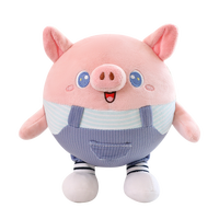 Vente en gros drôle de peluche douce balle sautante partie moteur cochon panda lapin poupée jouet avec télécommande fonction bluetooth