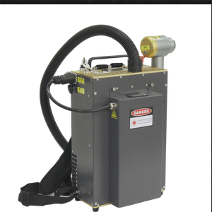 Machine de nettoyage au laser à fibre pulsée 200W 300W pour sac à dos, élimine la rouille et la peinture, et les graffitis des murs extérieurs - Product Image 5