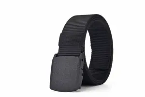 Military Belt 2022 Nylon Belt With Plastic Buckle 3.8cm Canvas Custom Men Fabric Belt