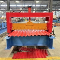 Machine de formage de rouleaux de tuiles de toiture ondulées neuve, haute vitesse, haute qualité, avec roulement à engrenages, haute productivité, pour tuiles en acier