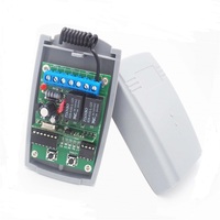 Récepteur à code roulant 9-24V AC/DC, 2 canaux, 433 MHz, code d'apprentissage
