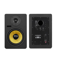 Moniteur de Studio Alimenté de Bureau 8 Pouces pour la Production Musicale et le Monitoring en Studio