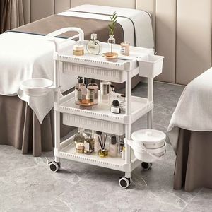Carrito de Almacenamiento Rodante de Plástico para Salón de Belleza, con Ruedas, para Peluquería y Estudio de Belleza - Product Image 3