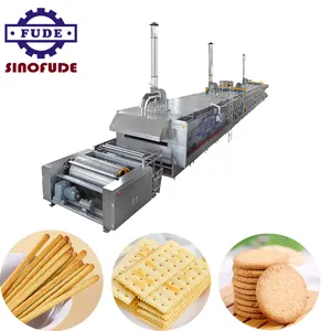 Miel doux biscuit croustillant bâton doigt biscuits oem corn cracker biscuit faisant la machine industrielle prix