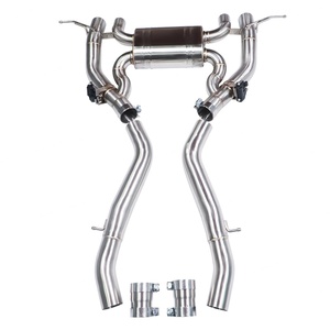 76MM High Performance 304 Stainless Steel Axle <b>Back</b> Exhaust Pipe Applicable for 2021-2024 BMW M3.M4 G80 G82 S55B30A - Product Image 6