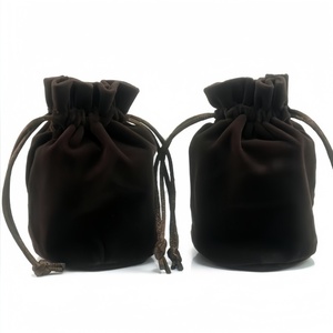 High-quality Eco-Friendly Durable Velvet Fabric <b>Small</b> Plush Bag Drawstring Closure Jewelry Pouch Decorative <b>Box</b> Collectible Bag - Product Image 2