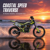 Moto tout-terrain 350cc avec une hauteur au sol de 310 mm, suspension longue de 200 mm, CQR CB350, moto de course de motocross, pit bike