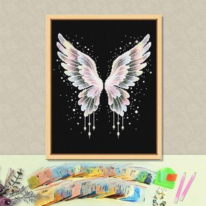 Kit de peinture diamant DIY très populaire pour adultes, kit d'artisanat pour la maison, cadeaux papillons, prix usine - Product Image 1