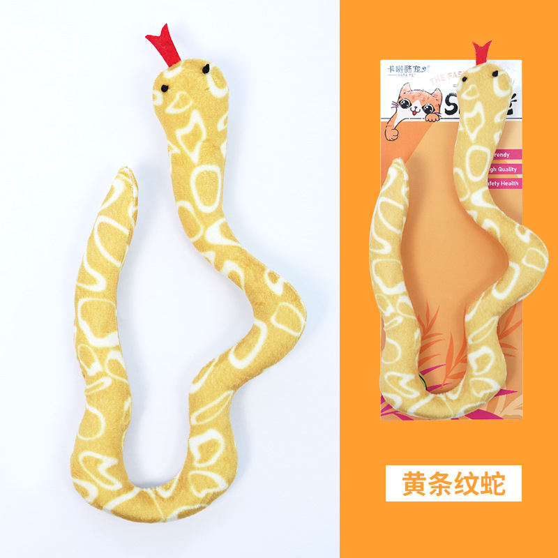 Yellow striped snake