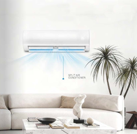 Climatiseur solaire hybride 9000-24000 Btu, système split AC/DC Inverter, R-410A, télécommande, économie d'énergie pour la maison et le bureau