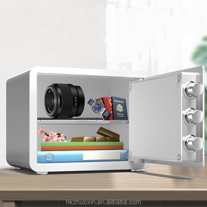 Luxury Deposit Hidden Coffer Fireproof Steel <b>Box</b> Home Office Hotel Cash <b>Box</b> <b>Money</b> Safe Pocket Hidden Fingerprint Safe <b>Box</b> - Product Image 2