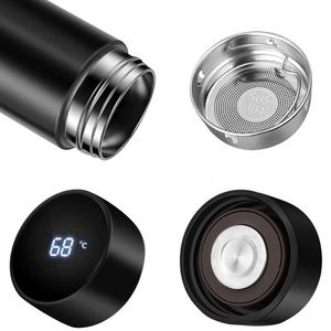 Bouteille d'eau intelligente en acier inoxydable à isolation sous vide avec affichage LED de la température, 450 ml, maintien thermique 12-24 heures - Product Image 6