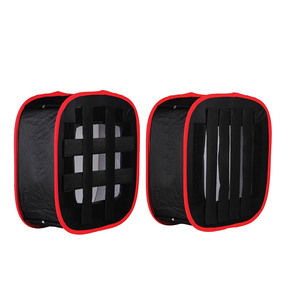 Led Softbox Diffuser Red <b>Black</b> <b>Edge</b> Portable Nylon Photography Lighting Accessory With Carry Bag For Studio Photo Shoot - Product Image 4