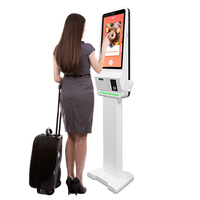 Kiosque de paiement en libre-service Pos 21.5 "24" 27 "32" Kiosque de commande automatique d'affichage de menu de restaurant numérique dans le restaurant