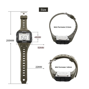 Montres numériques pour hommes résistants à l'eau 5atm, Sport de plein air, grands <span class=keywords><strong>chiffres</strong></span>, faciles à lire - Product Image 5