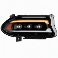 Ensemble de phares LED pour Dodge Charger 2015-2021, feux de jour séquentiels, phare avant