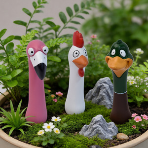 Estatua de Flamenco de Resina, Estilo Europeo, Decoración de Jardín para Exteriores, Adorno para Parque, <span class=keywords><strong>Camino</strong></span>, Jardín de Flores - Product Image 5