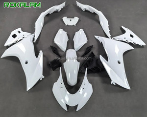Carenados de versión global para Suzuki GSXR125 2017-2024 <span class=keywords><strong>GSXR</strong></span> <span class=keywords><strong>125</strong></span> GSX 125R 17-24 Kit de carenado de motocicleta del mercado de Accesorios blanco brillante - Product Image 1