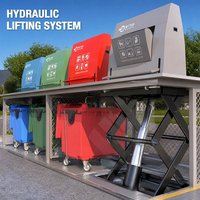 Équipement souterrain dissimulé de collecte des déchets – Système de collecte en acier pour usage urbain