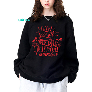 Felpa con cappuccio spessa vendita calda vestito natalizio ragazze felpa leopardata per le donne Terry - Product Image 3