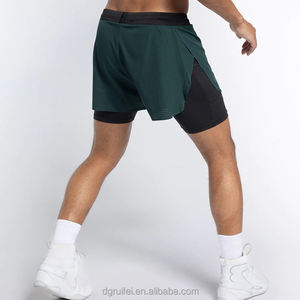 ชุดออกกำลังกายแบบ2 in <span class=keywords><strong>1</strong></span>สำหรับผู้ชายชุดออกกำลังกายแบบกำหนดเองสำหรับฤดูร้อน - Product Image 6