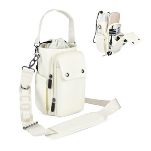 Bolsa de Agua Deportiva Aislada Personalizada para Gimnasio, Bolsa de Nylon Portátil para Botella con Correa de Hombro Plegable - Product Image 1