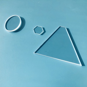 Lámina de Vidrio Óptico Plana Ultrafina o de Grosor Variable, Forma Redonda, Cuadrada, Trapezoidal, Prismática, Octagonal - Product Image 2