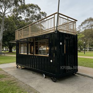 Cafetería Contemporánea en Contenedor Marítimo con Estructura de Acero Galvanizado Resistente, Alta Utilización del Espacio, 1 Año de Garantía - Product Image 1