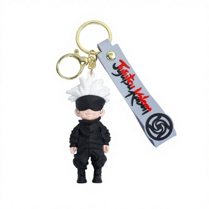 พวงกุญแจ PVC 3 มิติ 6 แบบ ตัวละครอนิเมะสุดฮิต ซาโตรุ โกโจ ซุคุนะ <span class=keywords><strong>มาฮิโตะ</strong></span> ฟิกเกอร์อนิเมะ ตุ๊กตาสำหรับสาวๆ ของขวัญจี้ห้อยคอ - Product Image 6