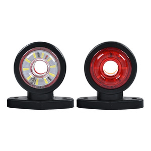 20LED 24V kép hai mặt rỗng vòng xe tải bên đánh dấu ánh sáng đuôi ánh sáng đánh dấu đèn tín hiệu đèn cho xe tải rơ moóc - Product Image 4