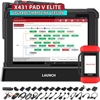 Herramienta de Diagnóstico Automotriz de Sistema Completo X431 PAD 5, Más de 30 Servicios de Reinicio, Codificación de ECU, Programación de Llaves, Caja Inteligente /WiFi/USB