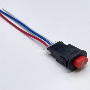 Accessoires de moto, interrupteur de clignotant de danger pour moto, interrupteur d'avertissement d'urgence pour véhicule, avec câble de 120 mm - Product Image 1