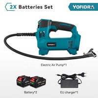 Pompe à air électrique haute pression Yofidra avec écran LED, sans fil, rechargeable, gonfleur de pneus de voiture, outil pneumatique