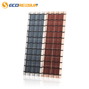 Ecoreesun Bipv smalto colorato Bipv campione vendita calda sistema fotovoltaico commerciale pannello solare in marmo di mattoni neri - Product Image 3
