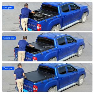 ที่คลุมเตียง<span class=keywords><strong>รถ</strong></span>บรรทุก Picup ฝาลูกกลิ้งอลูมิเนียมแข็งพับเก็บได้สำหรับ RAM 1500 2500 BT50 MAZDA - Product Image 3