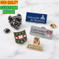 Épingles de revers personnalisées, badges métalliques en forme de casque de chevalier et de mantoule, pour costumes, blazers, sacs à dos, souvenir d'honneur et de héritage, sans rouille, production rapide