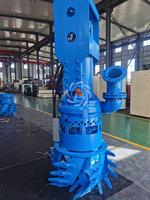 Pompe submersible verticale pour boues, sable et liquides visqueux, pompe submersible avec agitateur