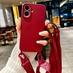 Funda para Teléfono con Correa Cruzada para iPhone 16 15 14 13 12 11 Pro Max 5G, Cordón para Cuello con Cubierta para Hombro - Product Image 4