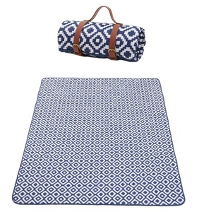 Ultrasonic <b>Picnic</b> Mat Soft Washable Large POLY PONGEE Waterproof Beach Camping Mat Aluminum Foil Coating - Product Image 1