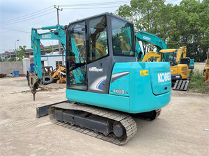 Excavatrice de SK60 Kobelco avec le briseur hydraulique, excavatrice utilisée de Kobelco SK55 SK60 SK70 SK120 SK135 - Product Image 2
