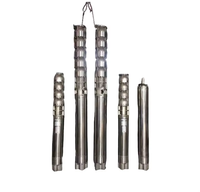 Pompe centrifuge submersible multi-étages à haut débit pour l'extraction d'eau de puits profonds