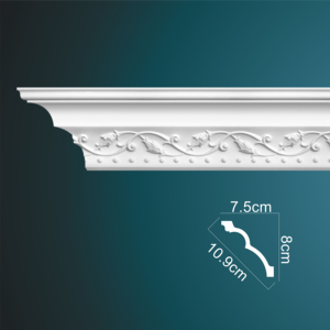 Phong cách Châu Âu Polyurethane tường đúc trang trí nội thất khắc wainscote góc cho biệt thự và khách sạn ứng dụng - Product Image 1