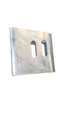 Plaque d'acier galvanisée anti-corrosion Q235B, fabrication OEM de plaques d'acier usinées pour composants d'ingénierie des ponts