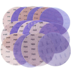 Premium 5" 6" 9" Purple Ceramic Mesh <strong>Sandpaper</strong> - Fast Dust Extraction, Long - Lasting Durability MIRKA <strong>Abranet</strong> 3M310W 3M710W - Product Image 3